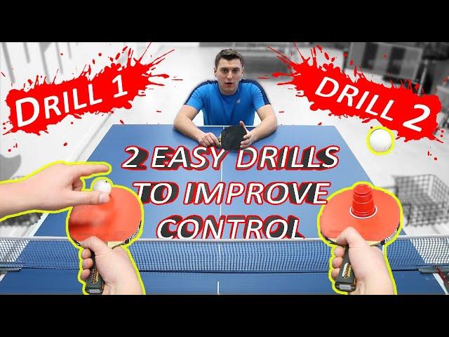 EASY FUN Exercise Drills for Kids & Adults Beginner level | NO TABLE | TABLE TENNIS / PING PONG