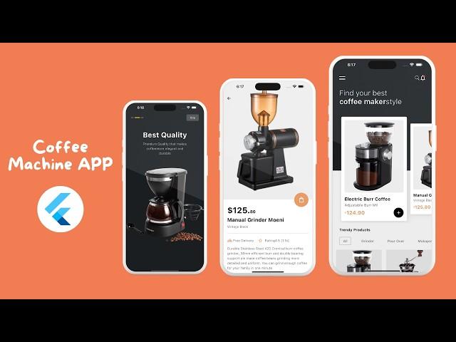 Coffee Maker App Flutter || Flutter UI Coffee App