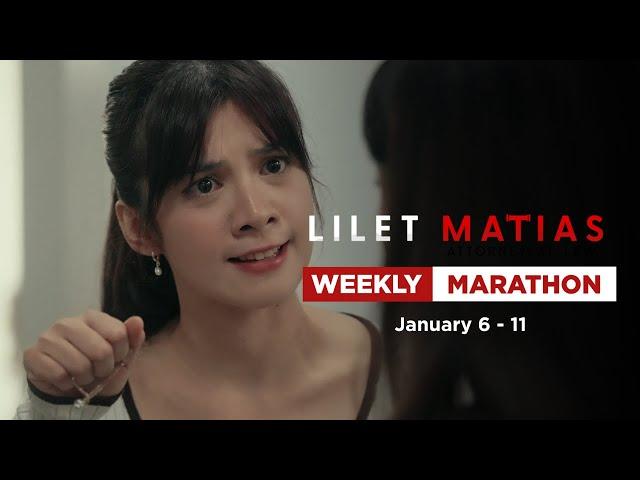 Lilet Matias, Attorney-At-Law: Weekly Marathon (January 6 - 11, 2025)