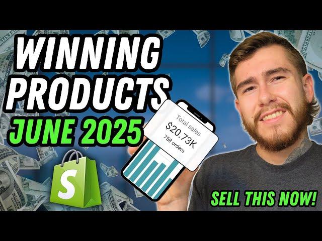 Top 5 Winning Products To Sell NOW (June 2025) | Shopify Dropshipping Trends