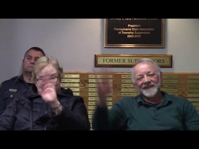 West Rockhill Township Supervisors Meeting  2-20-2019  Part 2 of 2