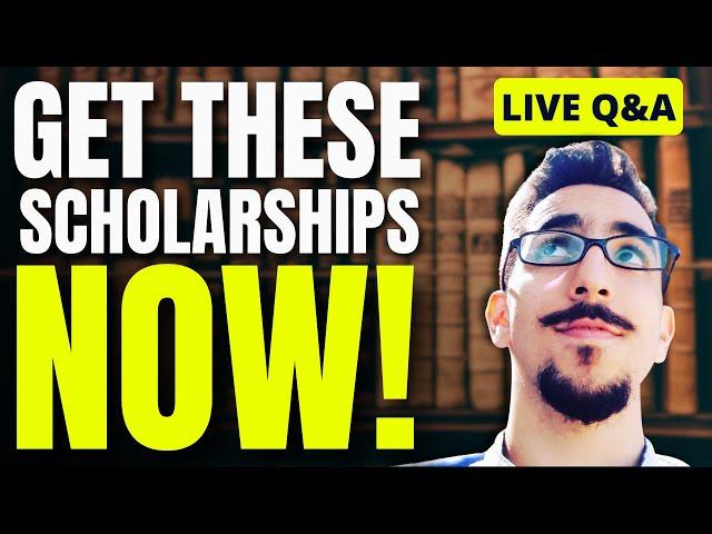 Scholarship Livestream! (09.27.2024)