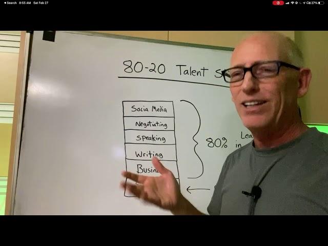 Scott Adams - introducing the Talent Stack