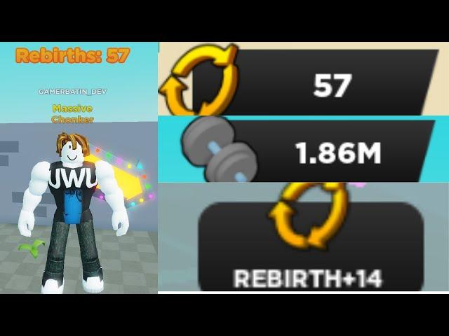 2.5T Energy | 57 Rebirth | 1.85M Strength | Strongman Simulator