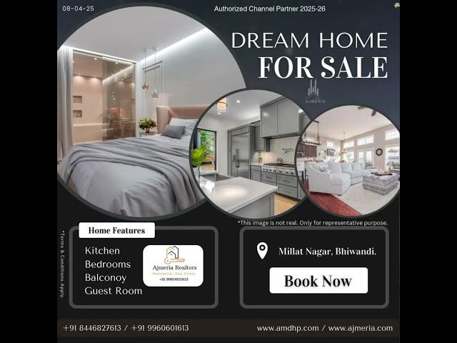 "FALL IN LOVE WITH THIS HOME! RESIDENCE FOR SALE." - BOOK YOUR SITE VISIT NOW WITH AJMERIA REALTORS