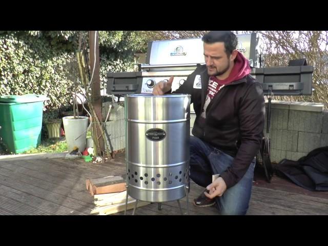 TEST Feuerschale Feuertonne Feuerhand Pyron Petromax    Klaus grillt