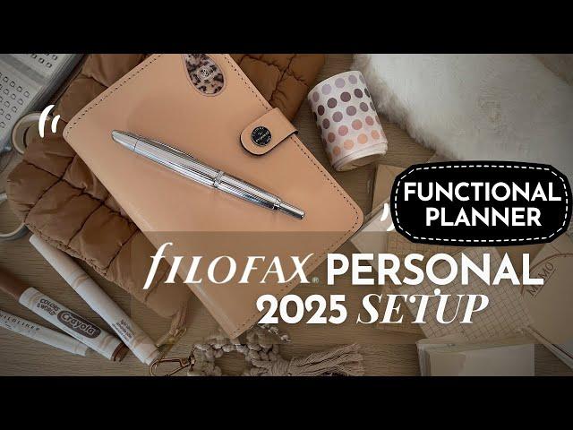 Filofax Original Personal Size Nude Setup Flip Through - Functional Planner using FREE Printables!