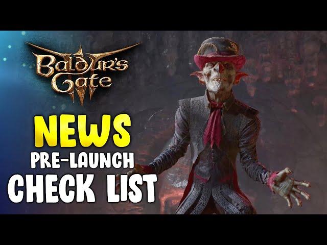 Baldur's Gate 3 News - Pre-Launch Prep & Official Release Times