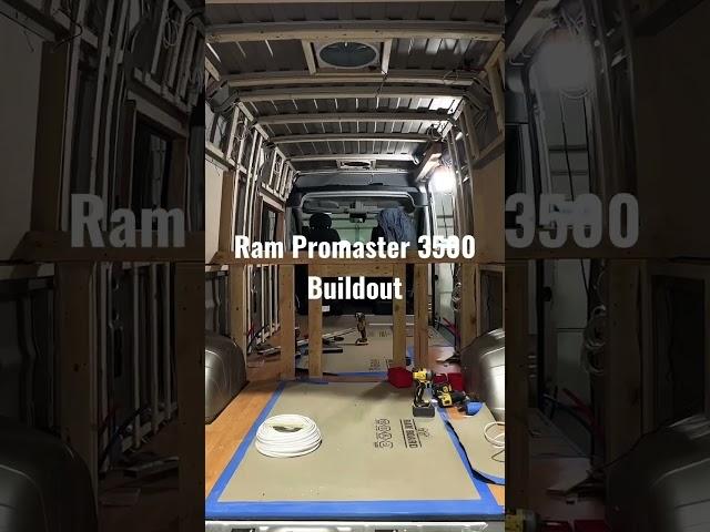Vanlife build promaster 3500 #vanlife #campervan #promaster #sprinter #tinyhouse #adventurevan