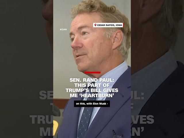 Sen. Rand Paul: This part of Trump’s bill gives me ‘heartburn’