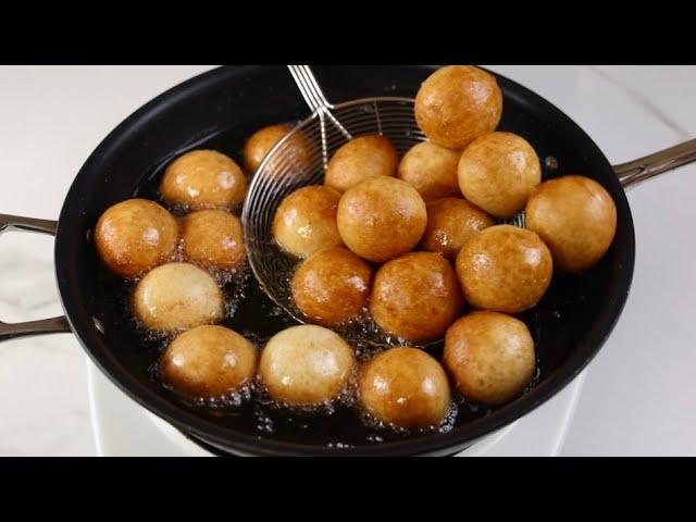 How to Make MILKY PUFF PUFF