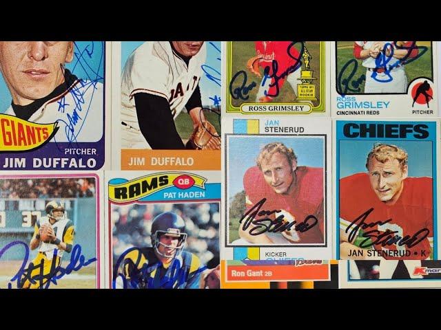 My Weekly TTM Autograph Haul #32 - 7 Returns (Jan Stenerud, Ron Gant, Pat Haden & more)