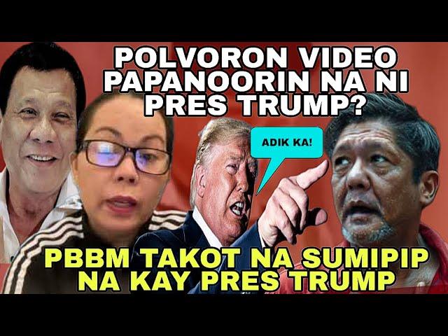 POLVORON VIDEO IPAPADALA NI MAHARLIKA KAY PRES TRUMP! PBBM TAKOT, NAG-SIPSIP NA KAY PRES TRUMP!