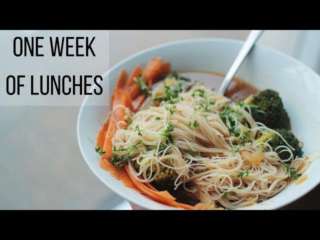 One Week of Lunches!  {Vegan + Easy}