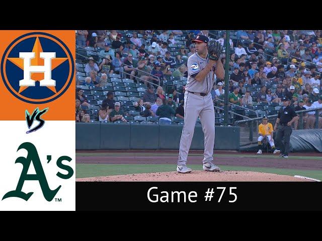 Astros VS Athletics Condensed Game 6/19/25