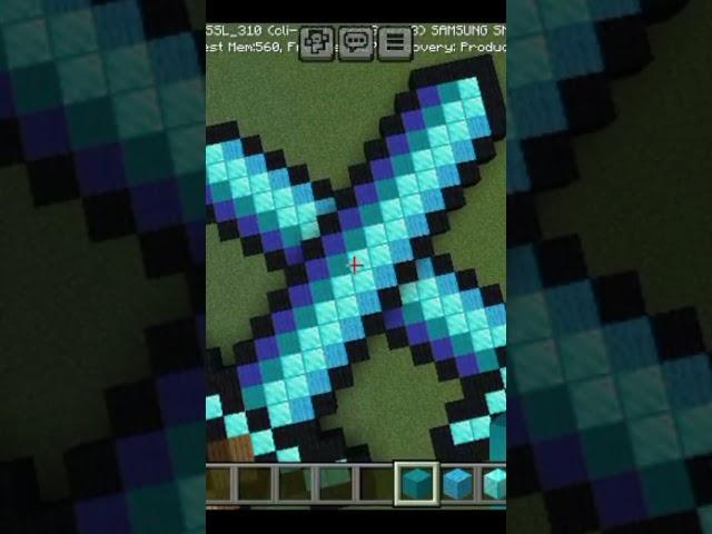 Minecraft build sword #music #phonkkiller #rap #minecraft #minecrafbuilds #gaming