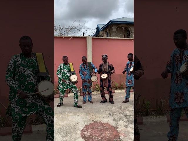 Traditional Ifa Orisa drumming.