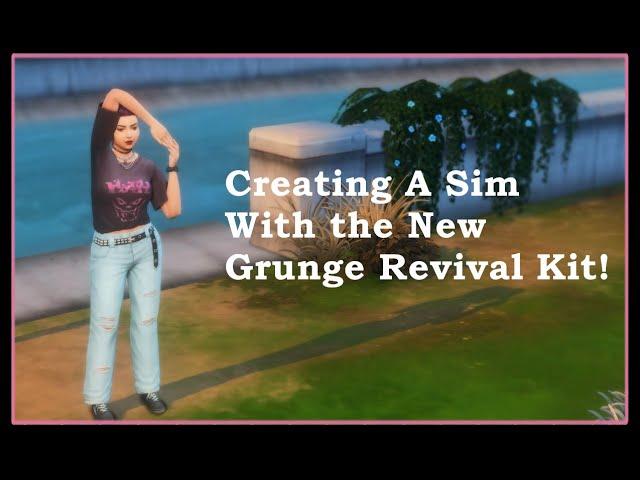 Creating a Sim with the New Grunge Revival Kit