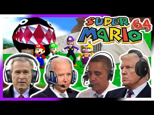 US Presidents Play Super Mario 64 (Part 1)