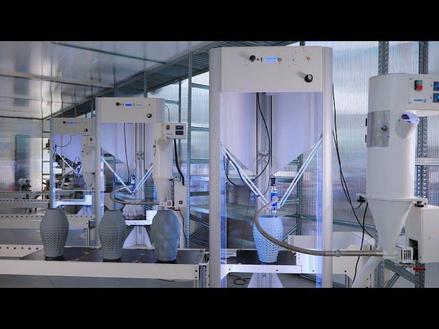 Clay 3D Printing Customized Serial Production with WASP 40100