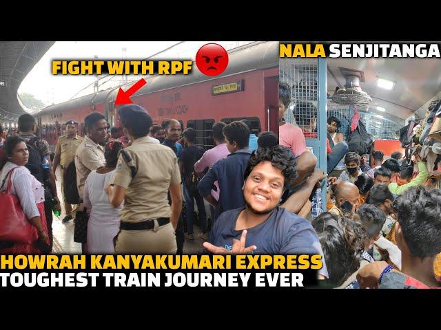 Howrah Kanyakumari SF Train journey | toughest journey ever | Last Video of  NE monsoon EP 19