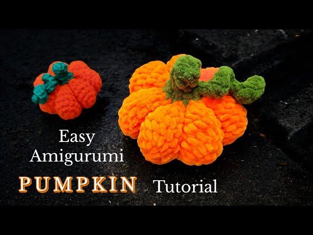 Easy Amigurumi Pumpkin Crochet Tutorial | New Design Amigurumi Pumpkin Free Pattern