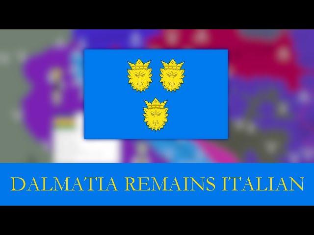 What if Dalmatia remained Italian? // alternate history map speedart