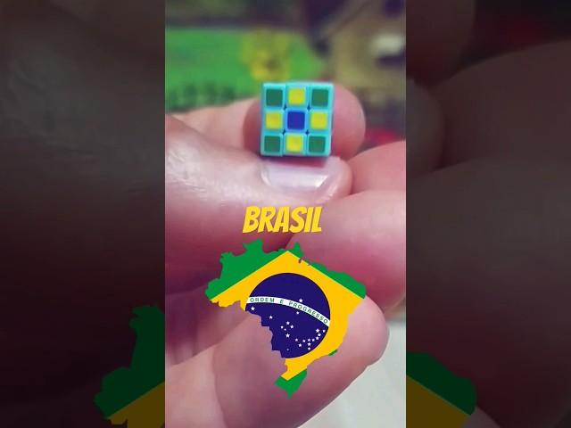  #BRASIL no Cubo de 1cm
