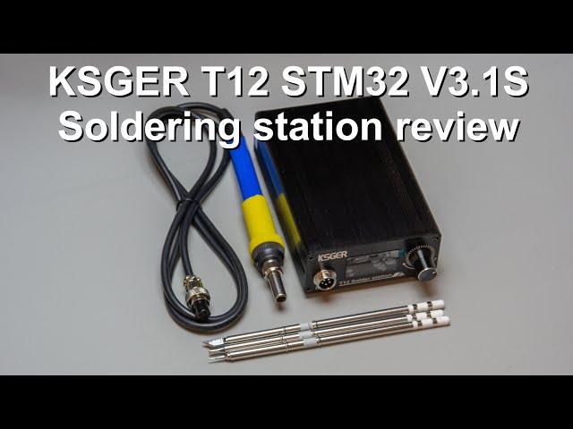 Testing the KSGER T12 STM32 V3.1S soldering station