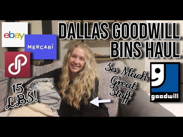 Dallas Goodwill Outlet Bins Thrift Haul To Resell On Poshmark, Mercari & Ebay For A Profit!