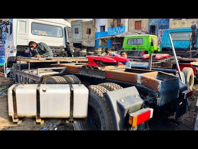 Handmade Hino Truck Diesel Fuel Tank Manufacturing in Pakistan | How to Make Diesel Fuel Tank