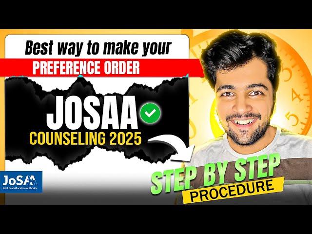 Don't Fill JoSAA Preference Order before Watching this | IIT Bombay