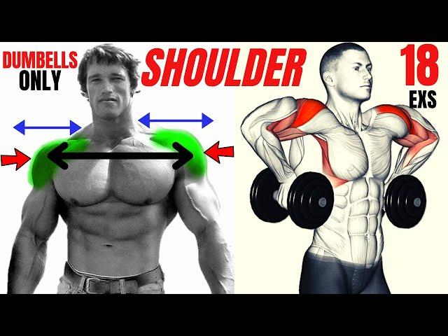 18 BEST SHOULDERS WITH DUMBELLS ONLY / Les meilleurs exercises musculation épaules avec haltères