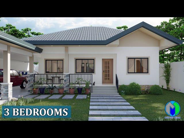 3 Bedroom House Design - 10x8m (80sqm)