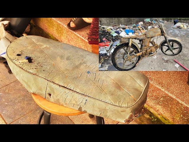 Motor Bike's Seat HONDA CD70 Restoration // Restore a HONDA CD70 Motor Bike Seat