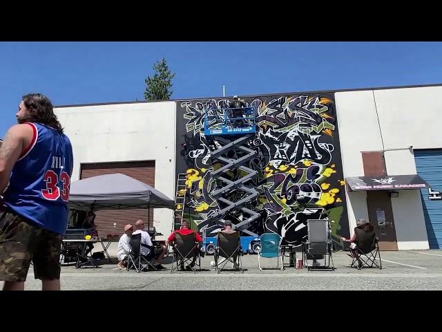 2 DAYS IN 4 MINUTES! Graffiti Timelapse - Stompdown Killaz 2020