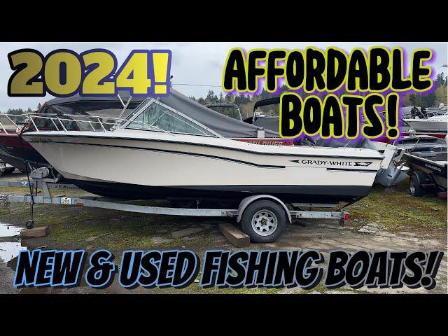 2024 AFFORDABLE FISHING BOATS NEW & USED! #smokercraft #duckworth   #g3 #alumaweld #northriver