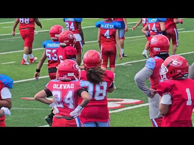 Levi's first football game Practice