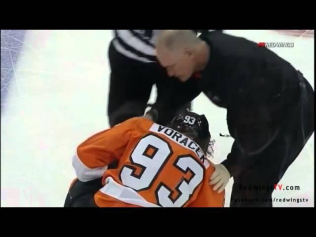 Jakub Voracek Gets 'Kronwalled' 03/06/12