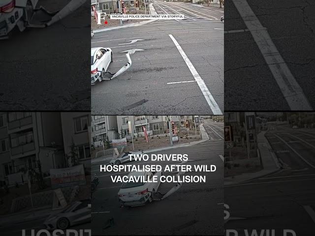 Watch: Wild California Street Race Crash Injures Two Drivers | Subscribe to Firstpost | N18G