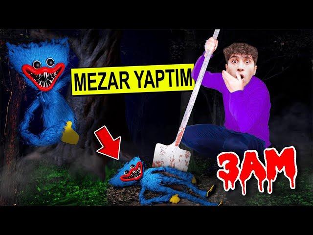 *HUGGY WUGGY ÖLDÜ* GECE 3'te HUGGY WUGGY BEBEĞİNİ MEZARA GÖMDÜK !! (ŞOKE OLACAKSINIZ)