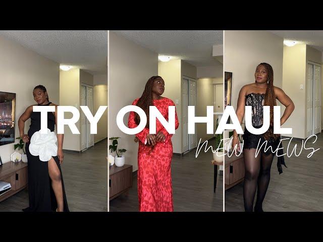 TRY ON HAUL FOR MY ANNIVERSARY DINNER DATE FT MEW MEWS