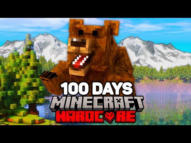 I Survived 100 Days in ALASKA in Hardcore Minecraft!