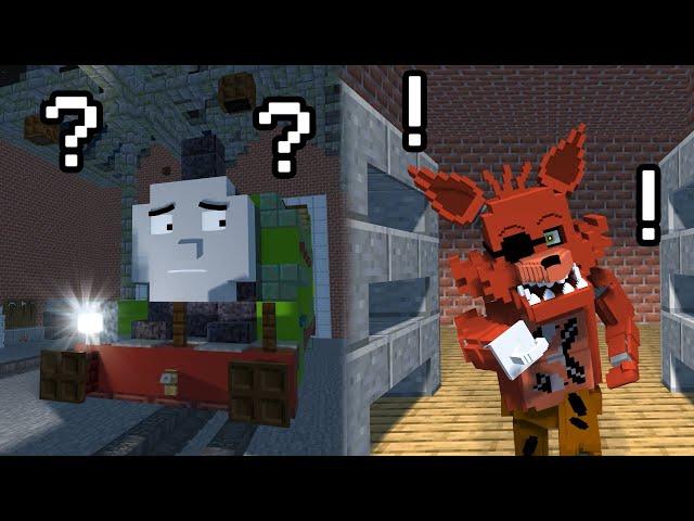 PERCY MEETS! FOXY THE PIRATE! IN MINECRAFT ANIMATION!