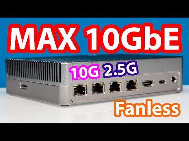 MAX Fanless 10Gbase-T Mini PC and Router