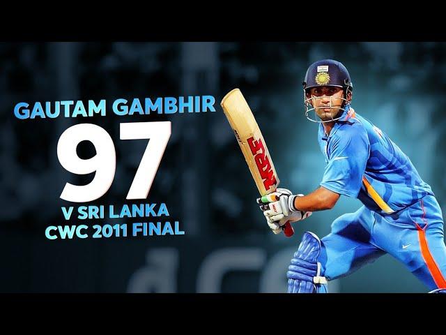 Gautam Gambhir’s gritty 97 sets the stage for India’s World Cup triumph | CWC 2011