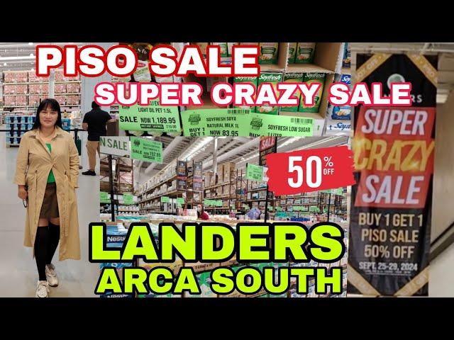 LANDERS ARCA SOUTH SUPER CRAZY SALE PISO SALE BUY1GET1 UP TO 50%OFF GROCERY SHOPPING