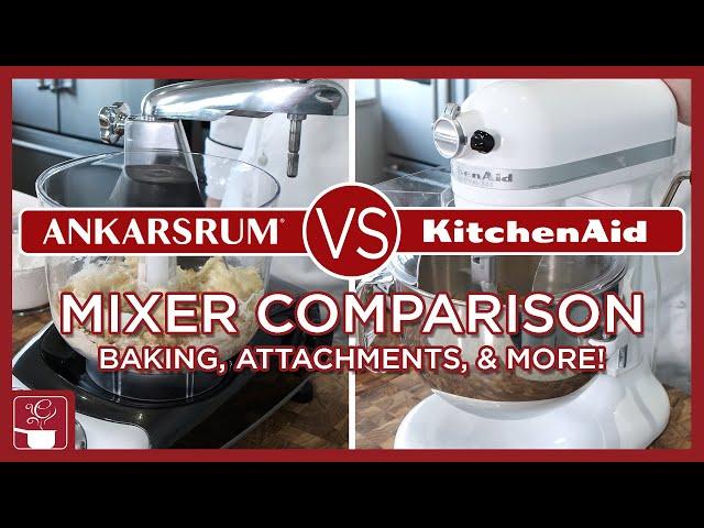 Ankarsrum VS KitchenAid Mixer Comparison - Review Ankarsrum Kitchen Assistent & KitchenAid Pro 600