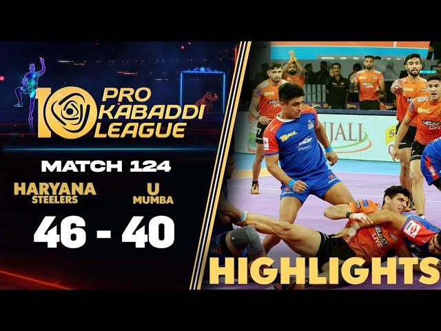 Vishal Tate Enthralls Home Fans With Massive Performance vs Hapless U Mumba | Match #124 Highlights