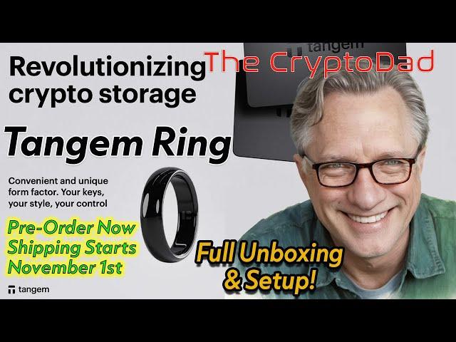 Tangem Ring Unboxing & Setup: Wearable Crypto Hardware Wallet | The CryptoDad (Unintentional ASMR)